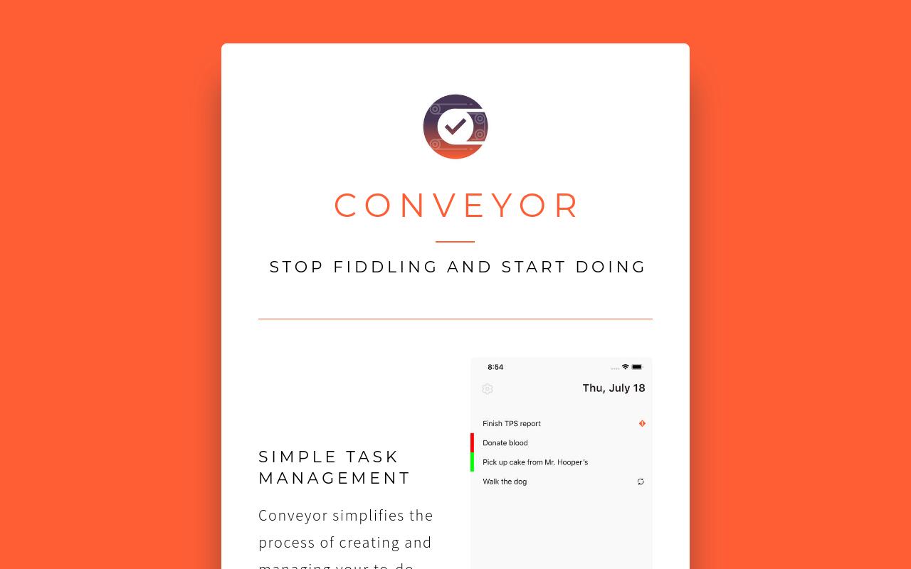 Carrd profile picture for @conveyor